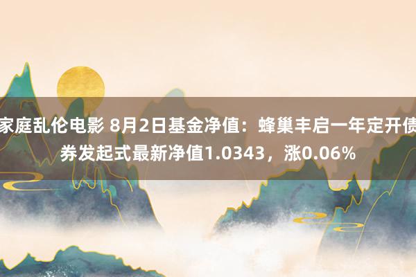 家庭乱伦电影 8月2日基金净值：蜂巢丰启一年定开债券发起式最新净值1.0343，涨0.06%