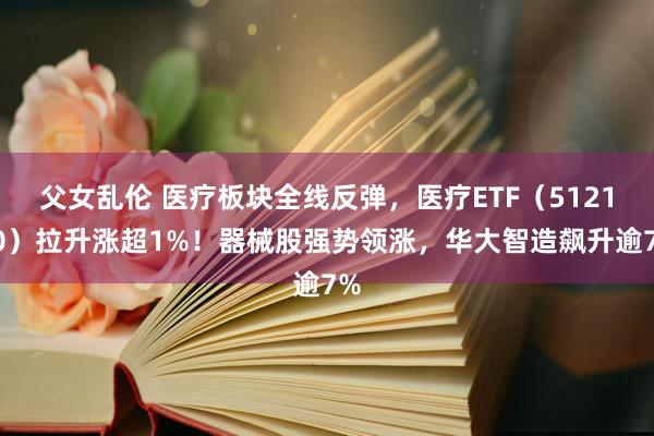 父女乱伦 医疗板块全线反弹，医疗ETF（512170）拉升涨超1%！器械股强势领涨，华大智造飙升逾7%