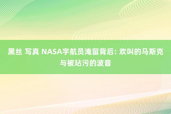 黑丝 写真 NASA宇航员淹留背后: 欢叫的马斯克与被玷污的波音