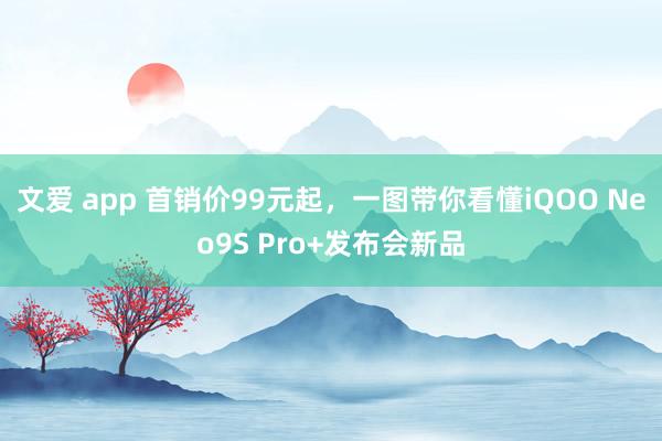 文爱 app 首销价99元起，一图带你看懂iQOO Neo9S Pro+发布会新品